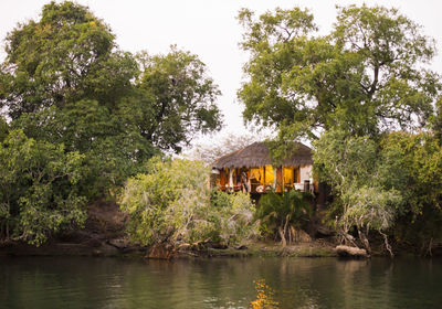 Tent view from the River